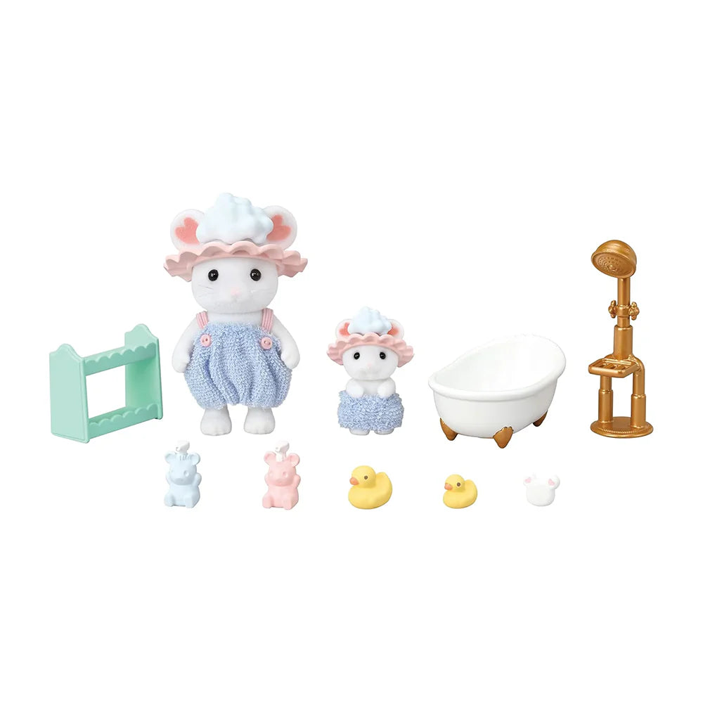 Bath Time Bubble Siblings Sylvanian Families