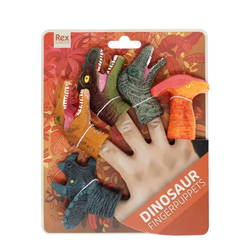 Finger Puppet Dinosaur 5 pack