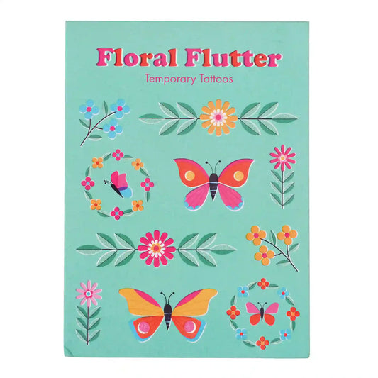 Floral Flutter Temorary Tattoos
