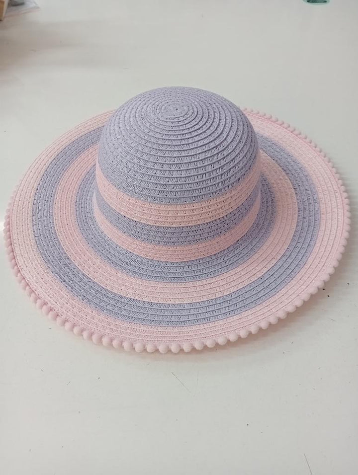 Hi Hop Stripe Straw Hat 2-4yr