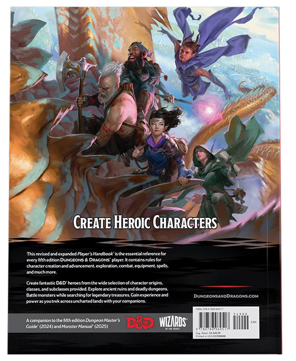 Dungeons & Dragons Players Handbook 2024