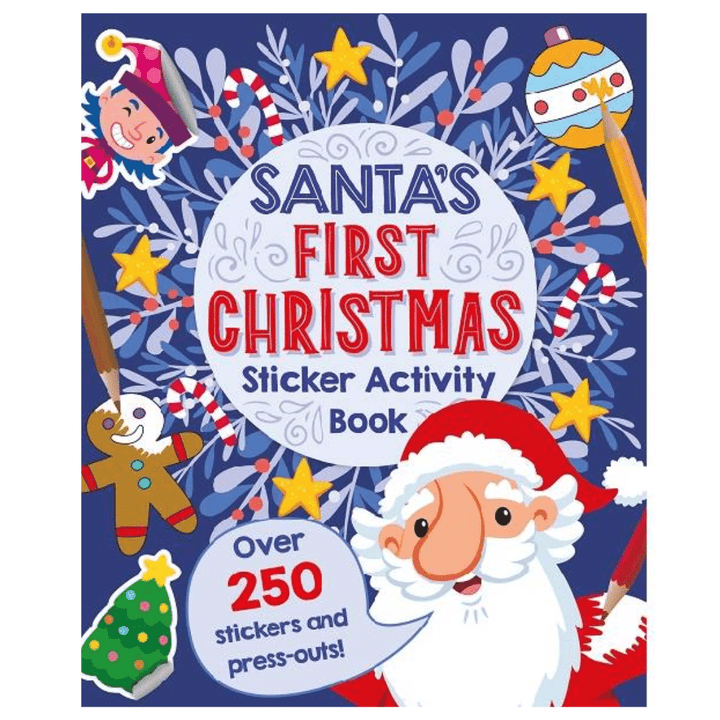 First Christmas Sticker Activity Book santa