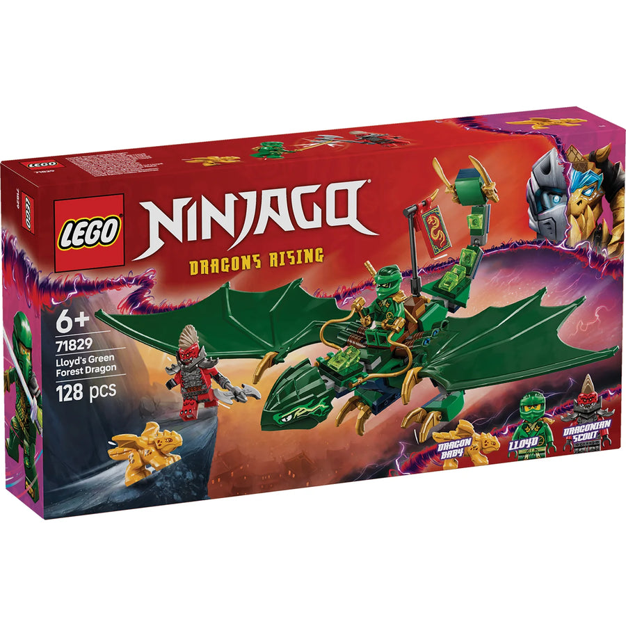 LEGO-NINJAGO-Lloyd’s-Green-Forest-Dragon-71829