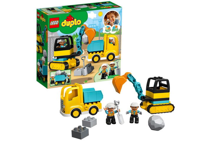 LEGO® DUPLO Truck and Tracked Excavator 10931