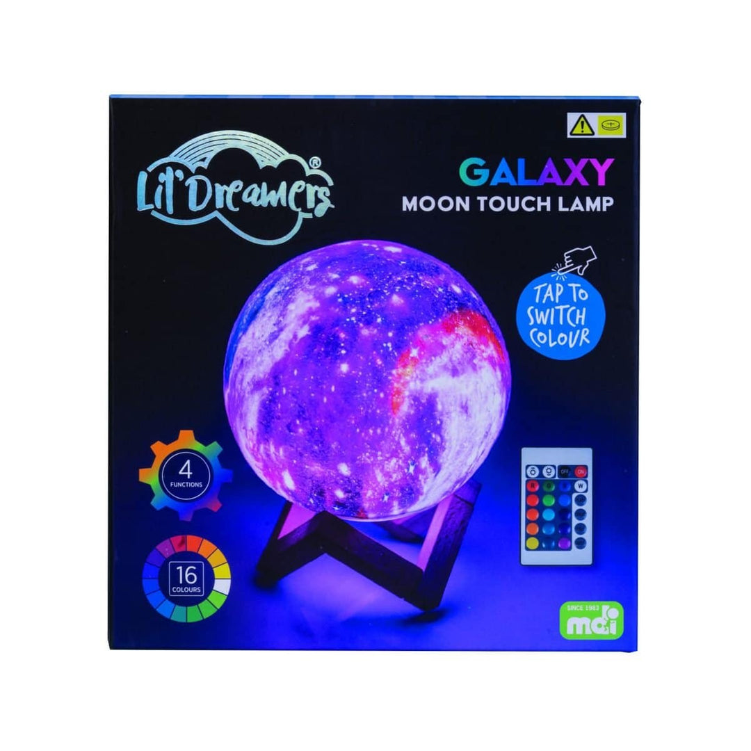 Lil' Dreamers Galaxy Moon Touch Lamp