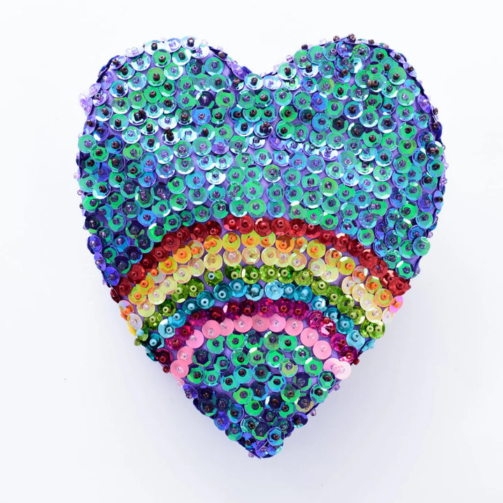 Rainbow Love Sequin Bag