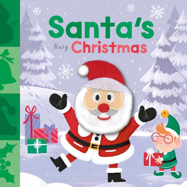 Santas Busy Christmas Finger puppet Book