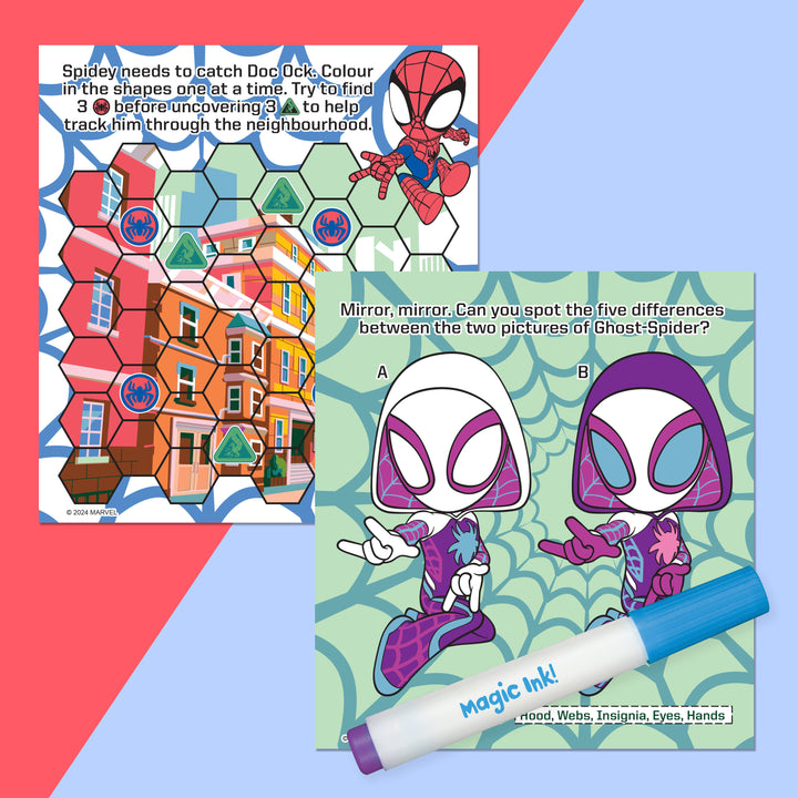 Spidey And His Friends Inkredibles Magic Ink Pictures