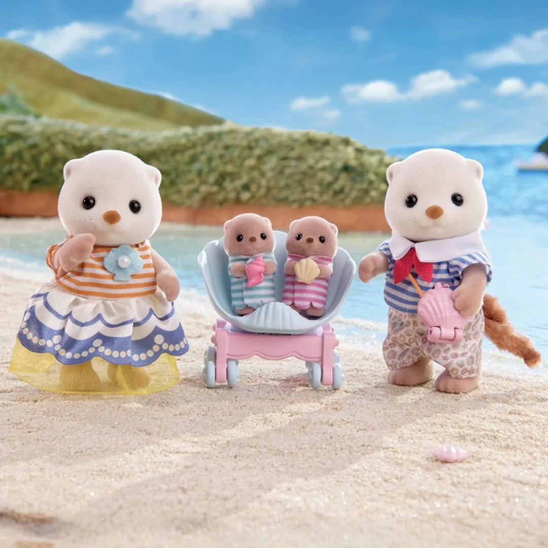 Sylvanian Families Sea Otter Family contents