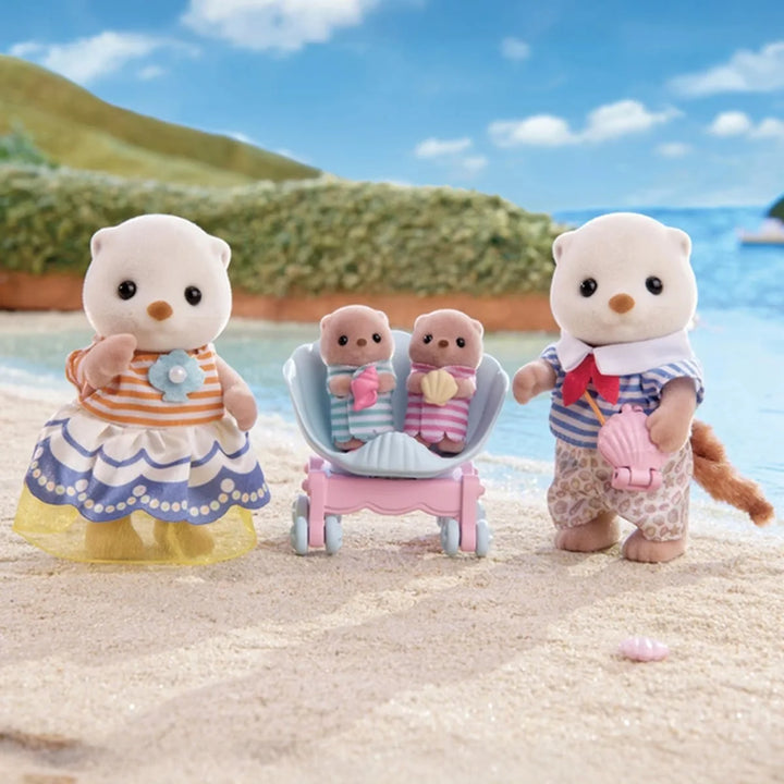 Sylvanian Families Sea Otter Family contents