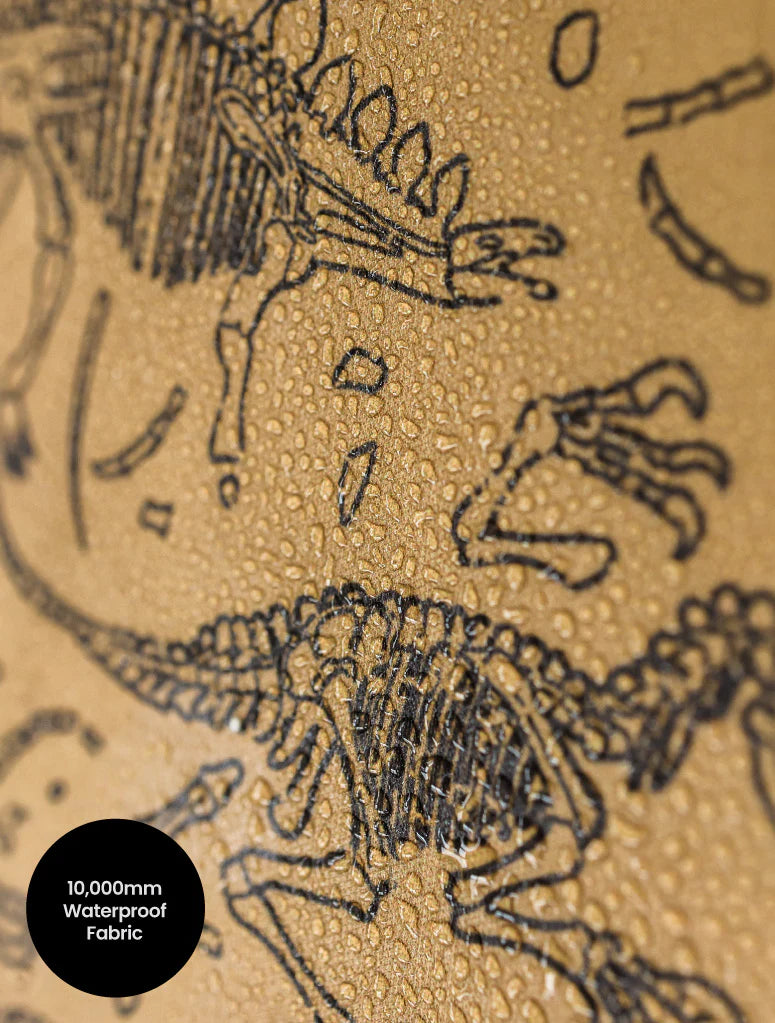 All-Weather Hoodie - Dino Bones detail