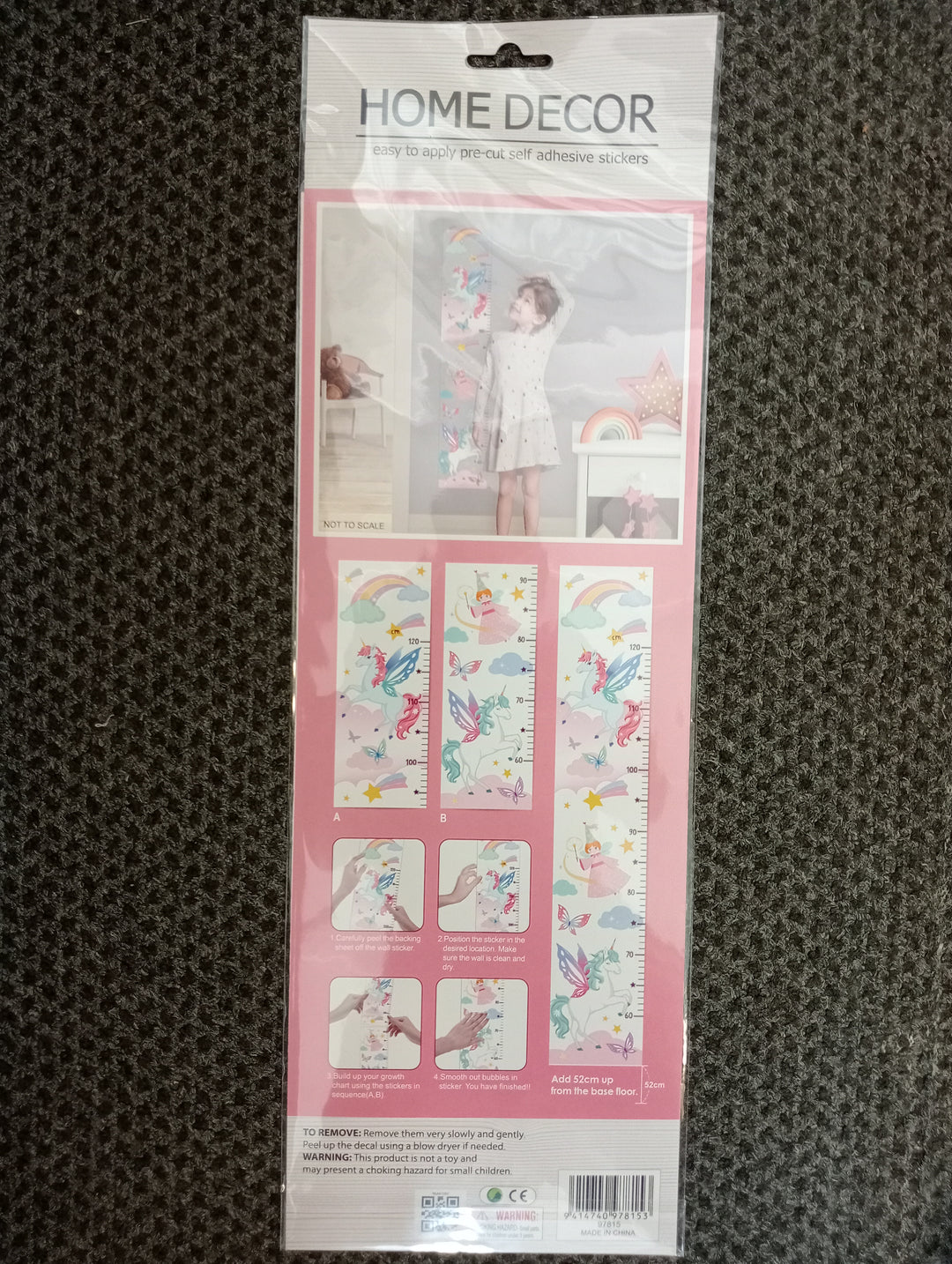 Unicorn Height Chart