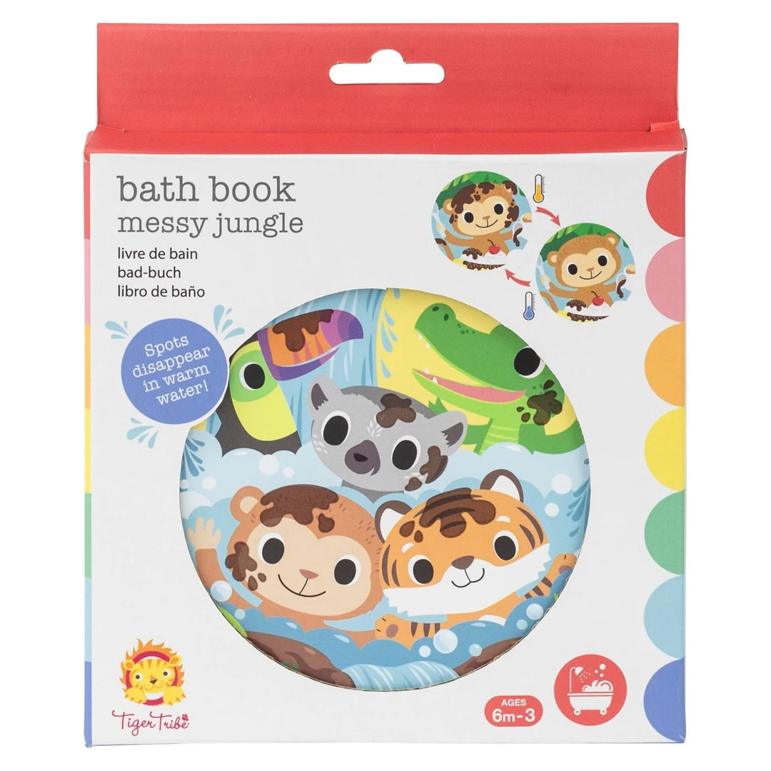 Tiger Tribe Bath Book - Messy Jungle
