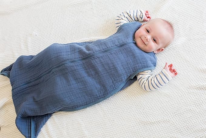 Muslin Sleep sack 1.0Tog Lulujo 0-6 months night