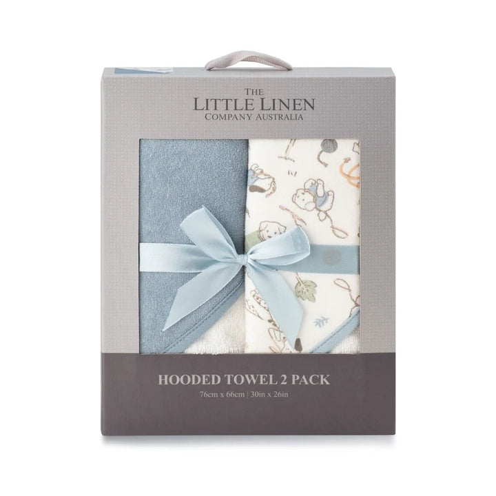 The Little Linen Company - Hooded Towel 2 Pack - Barklife Dog