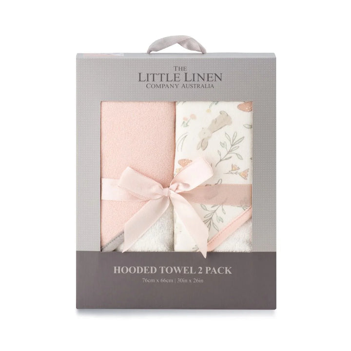 The Little Linen Company - Hooded Towel 2 Pack - Harvest Bunny