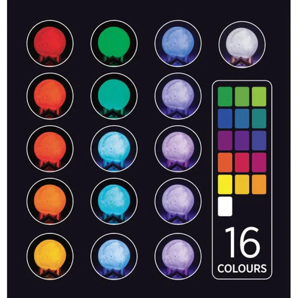 Lil' Dreamers Galaxy Moon Touch Lamp