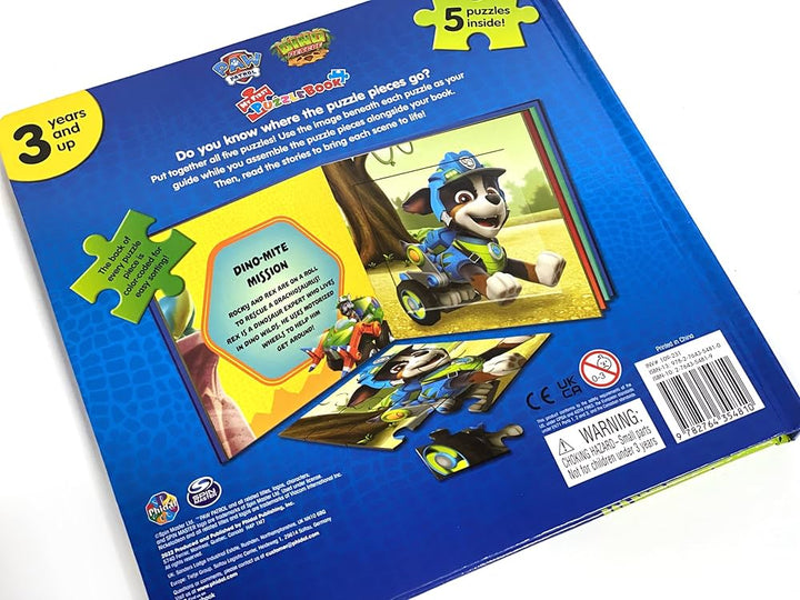 Paw patrol 5 puzzles in a book