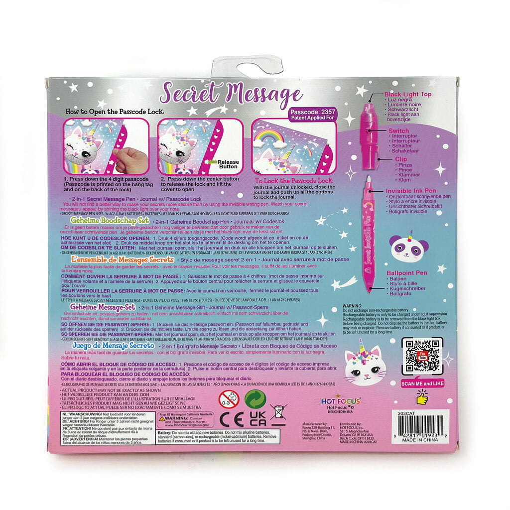 Caticorn Secret Message Set