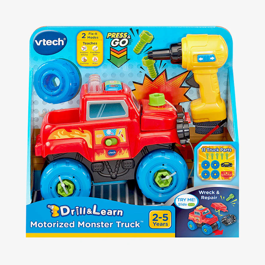 Vtech motorised monster truck drill and learn