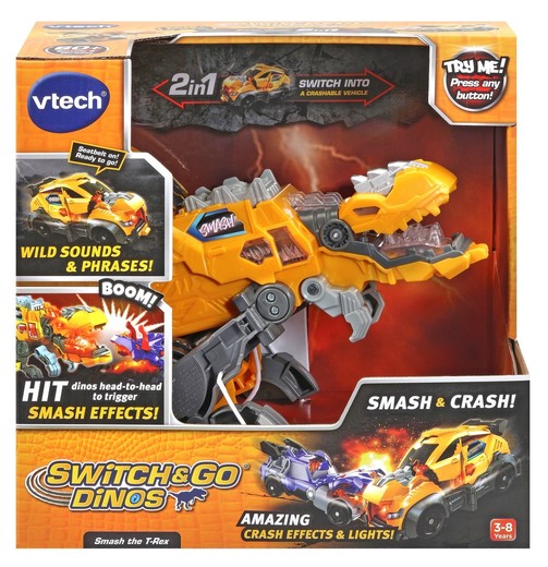 Vtech switch and go Smash and Crash Dinos t-rex