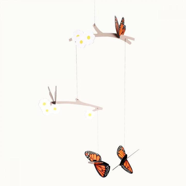 Monarch butterfly mobile for cots and decor