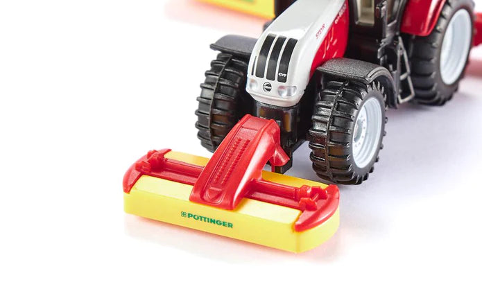 Steyr CVT 6230 with Pottinger Mowers 1672