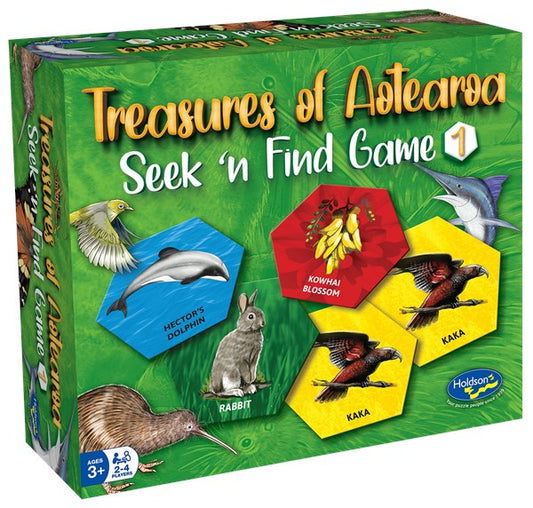 Treasures of Aotearoa Seek n' Find game 1