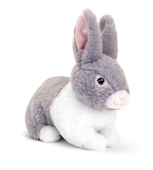 keeleco plush rabbit grey