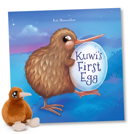 kidz-stuff-online - Kuwi's first egg Book + Small Kiwi
