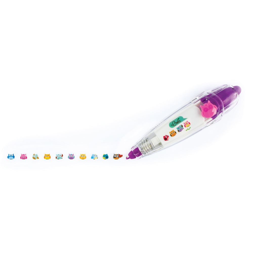 kidz-stuff-online - On A Roll Decorative Sticker Tape - Owls