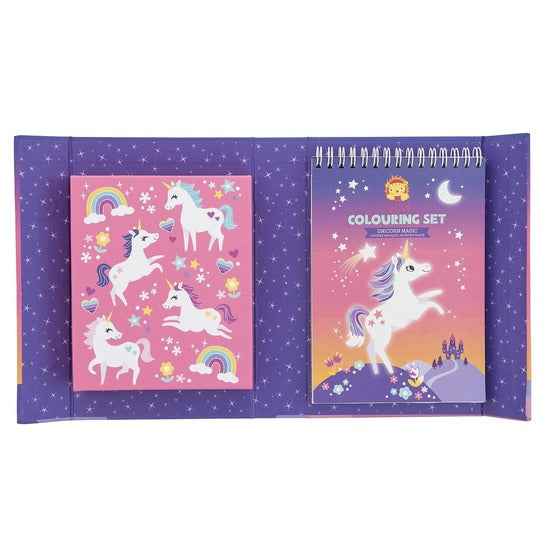 kidz-stuff-online - Tiger Tribe Colouring Set - Unicorn Magic
