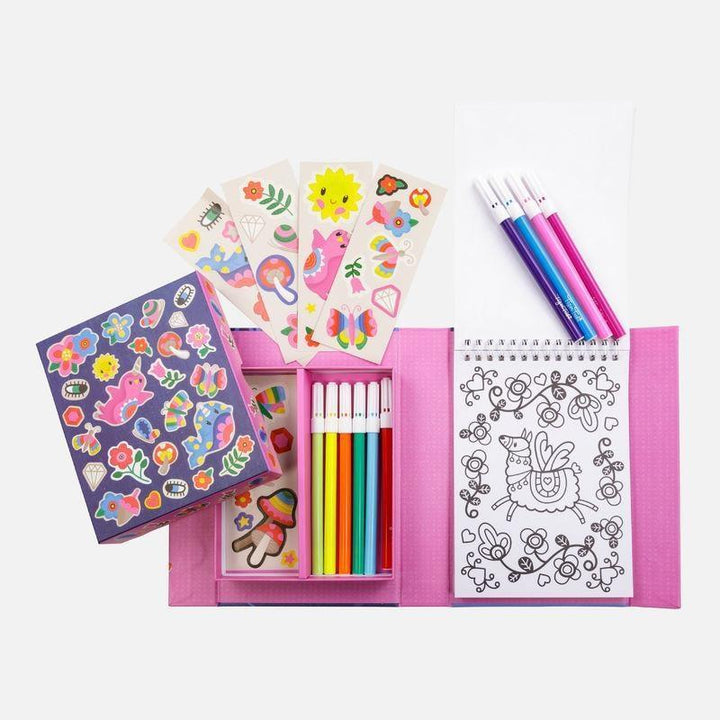 Magical Creatures Colouring Set