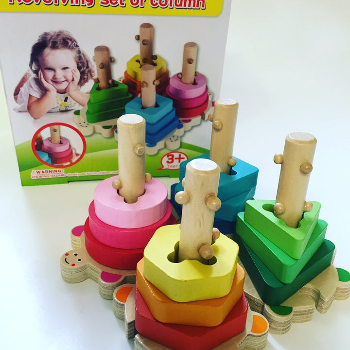 kidz-stuff-online - Twist and turn Stacker wooden