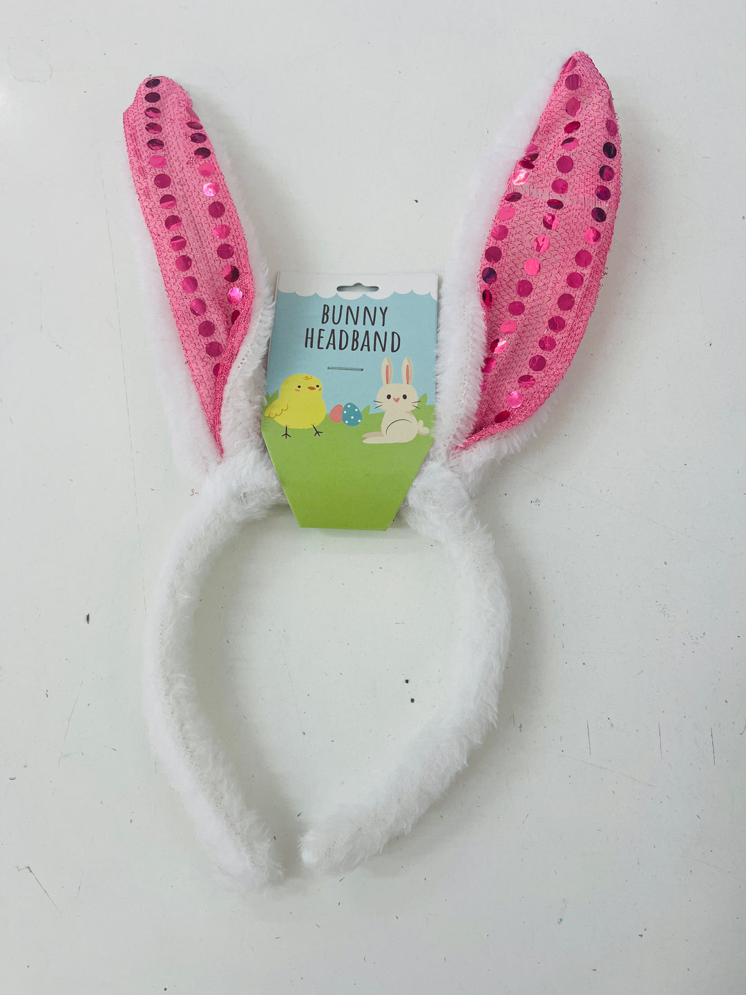 Bunny headband pink