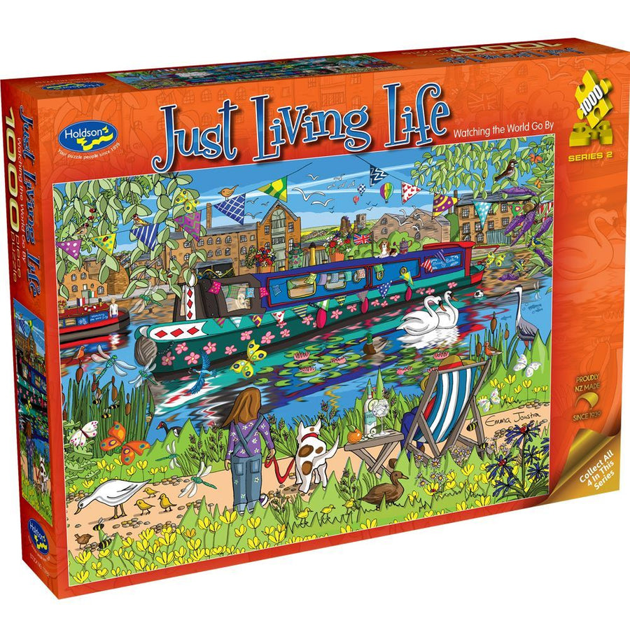 1000 Piece Puzzle Just living Life - Just watching the world go by