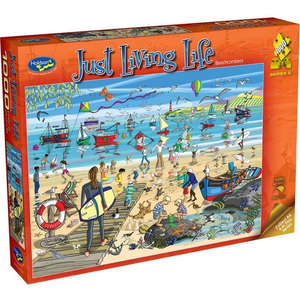 1000 Piece Puzzle Just living Life - Beachcombers