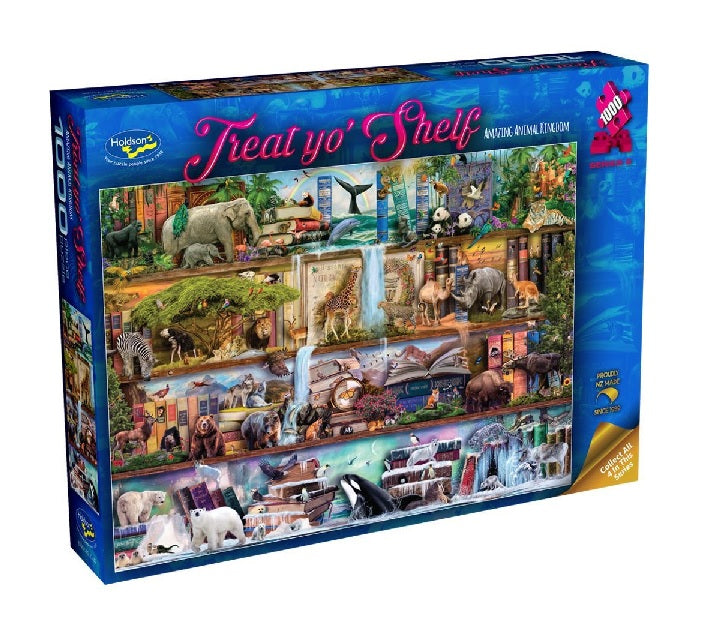 1000 Piece Puzzle Treat Yo shelf - Amazing Animal Kingdom