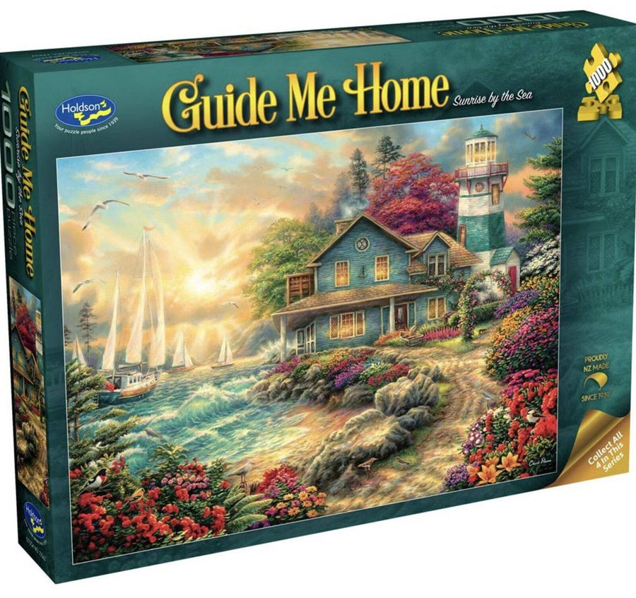 1000 Piece Puzzle Guide me Home - Sunrise by the sea kidzstuffonline