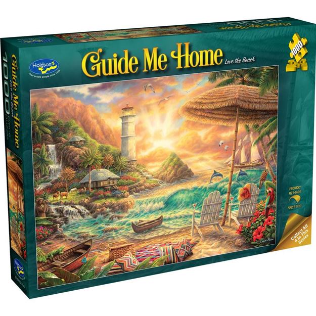 1000 Piece Puzzle Guide me Home - Into the Sunset