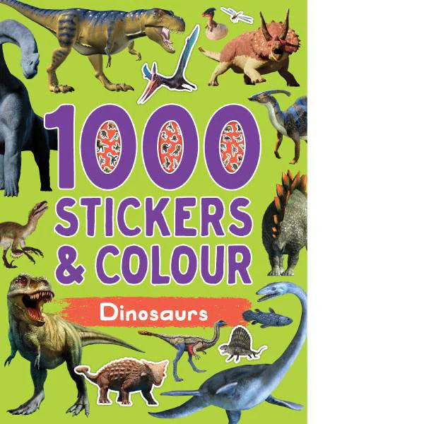 1000 Stickers & Colour - Dinosaur