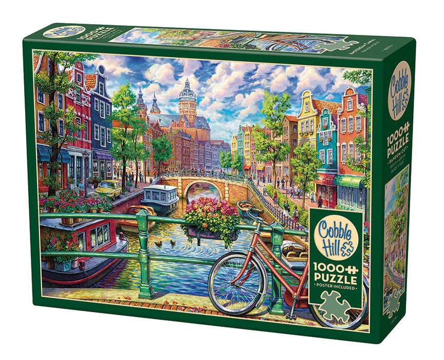 1000 Piece Puzzle Amsterdam Canal - Cobble Hill