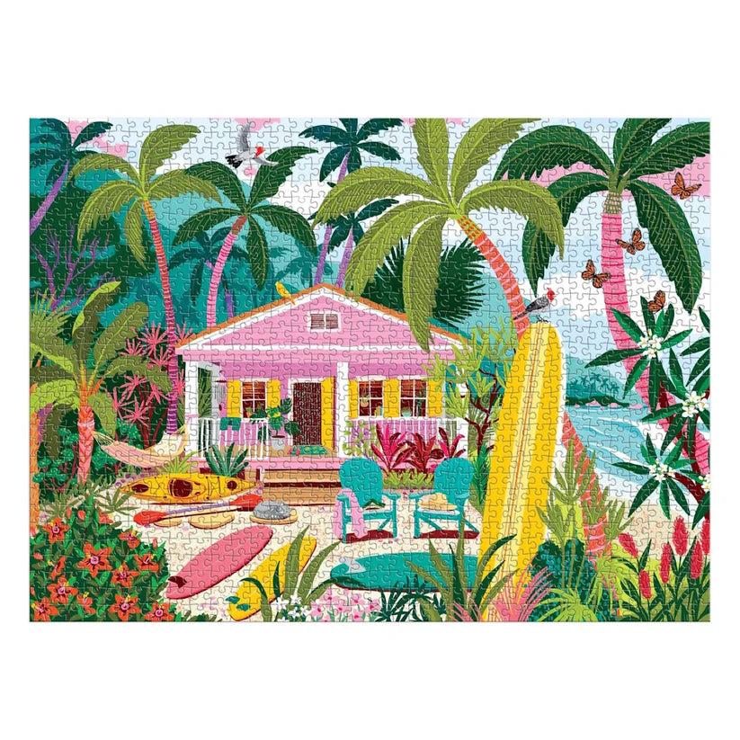 1000 Piece Puzzle - Surfside Bungalow