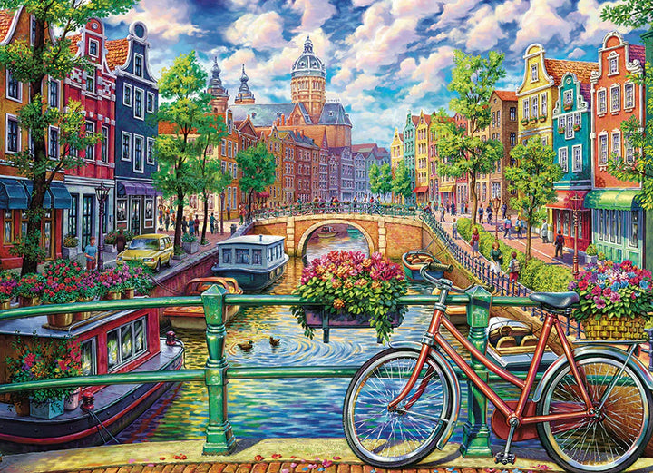 1000 Piece Puzzle Amsterdam Canal - Cobble Hill