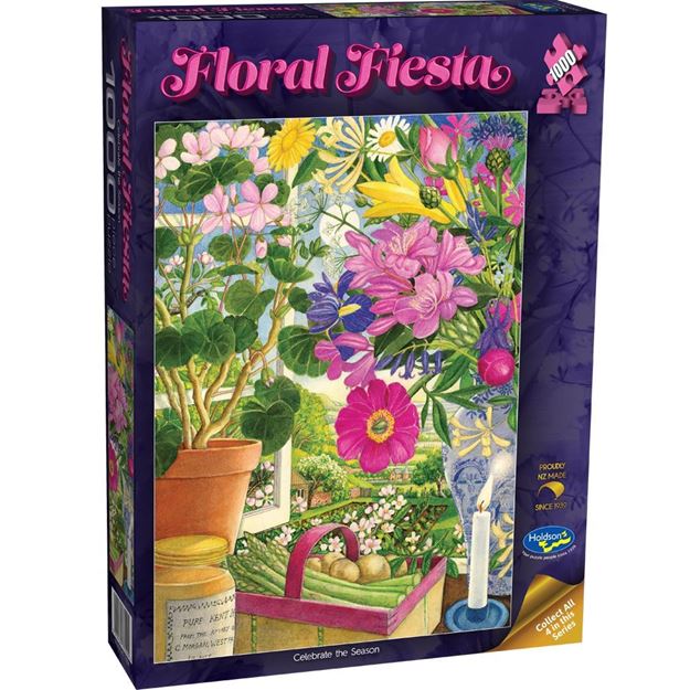 1000 Piece Puzzle Floral Fiesta - Celebrate the Season
