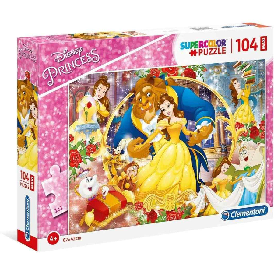 104pcs Supercolor Disney Princess Puzzle