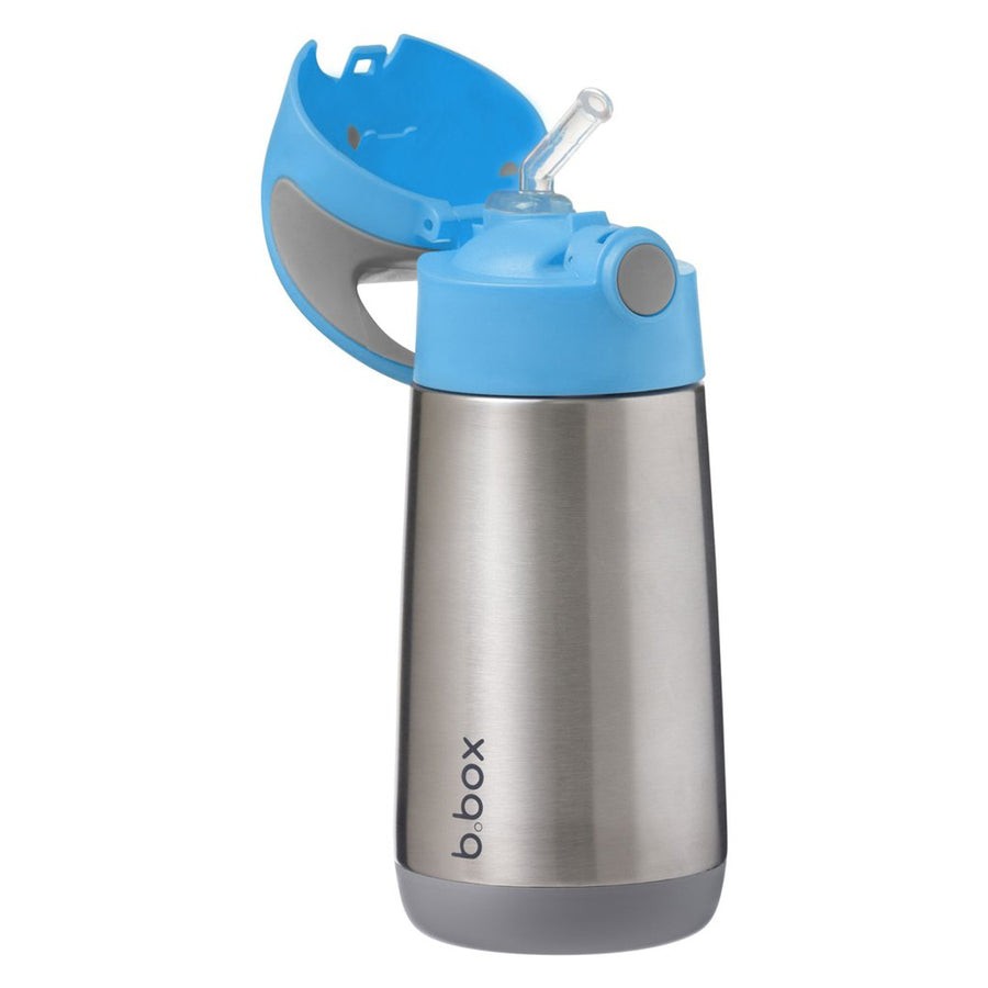 B.box insulated drink bottle blue slate