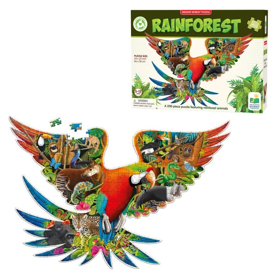 200 piece Puzzle Rainforest Learning journey