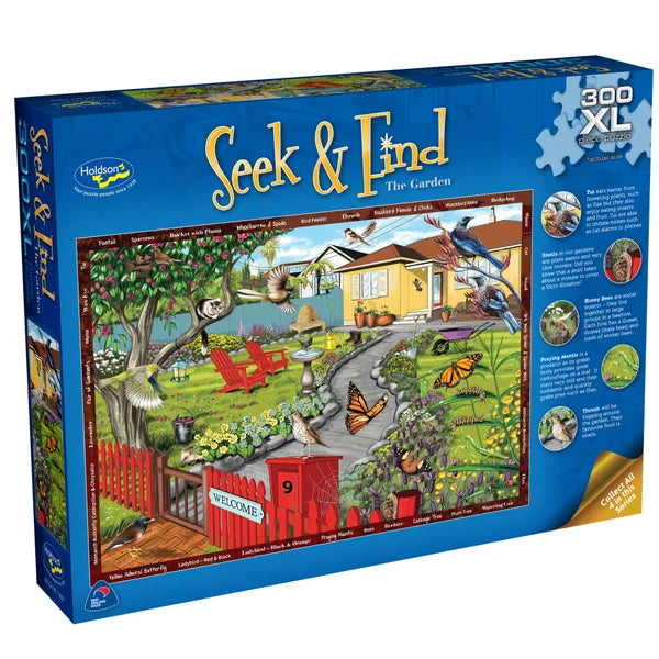 300xl Seek & Find The Garden Puzzle