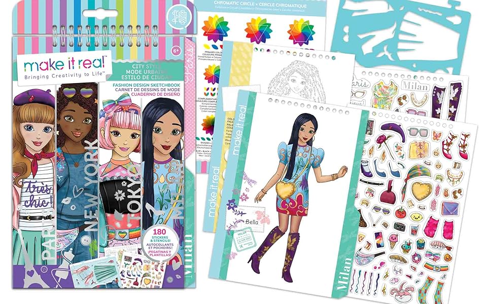 Make it Real City Style Fashion Sketchbook